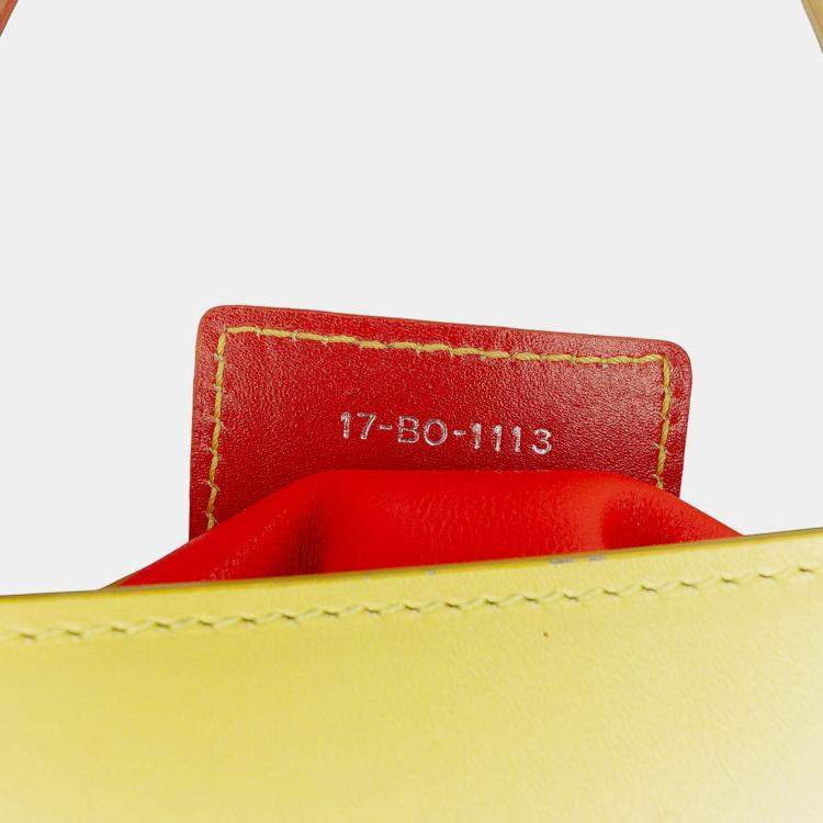 Pre Owned Dior Multicolor Medium Ombre Calfskin Lady Dior