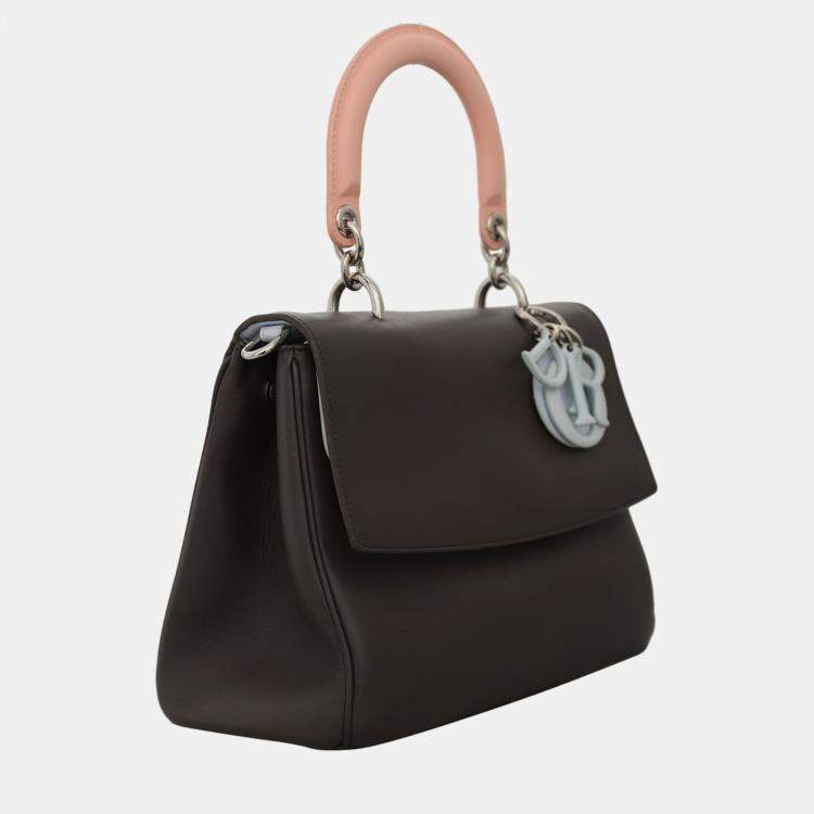 Pre Owned Dior Be Dior Flap Top Handle Bag