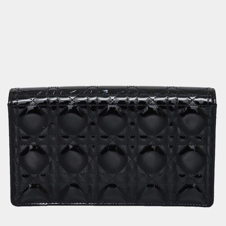 Pre Owned Patent Lady Dior Pouch
