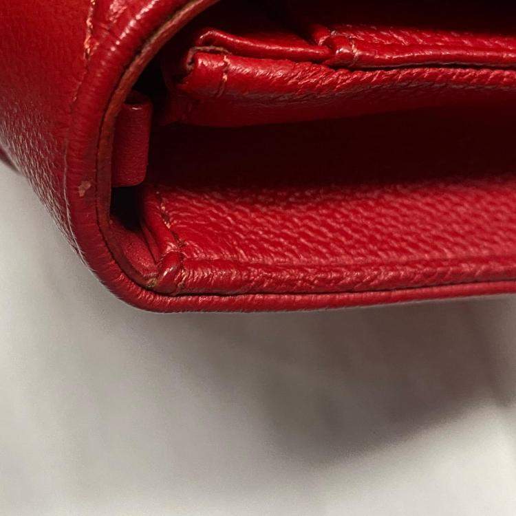 Pre Owned Diorama Wallet On Chain Pouch Bag