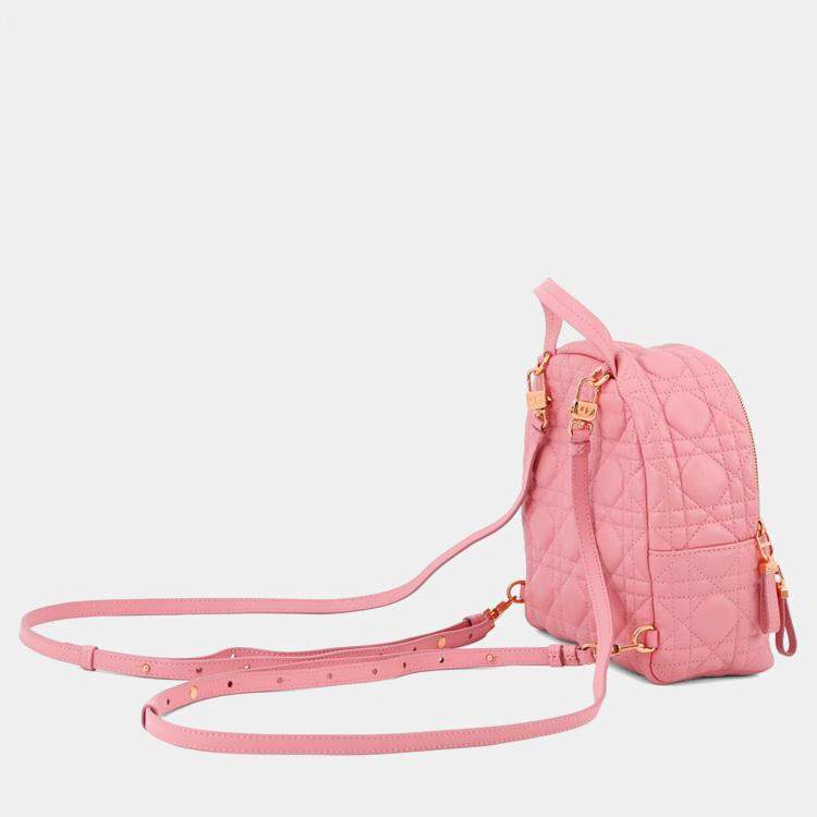 Pre Owned Christian Dior Cannage Mini Backpack