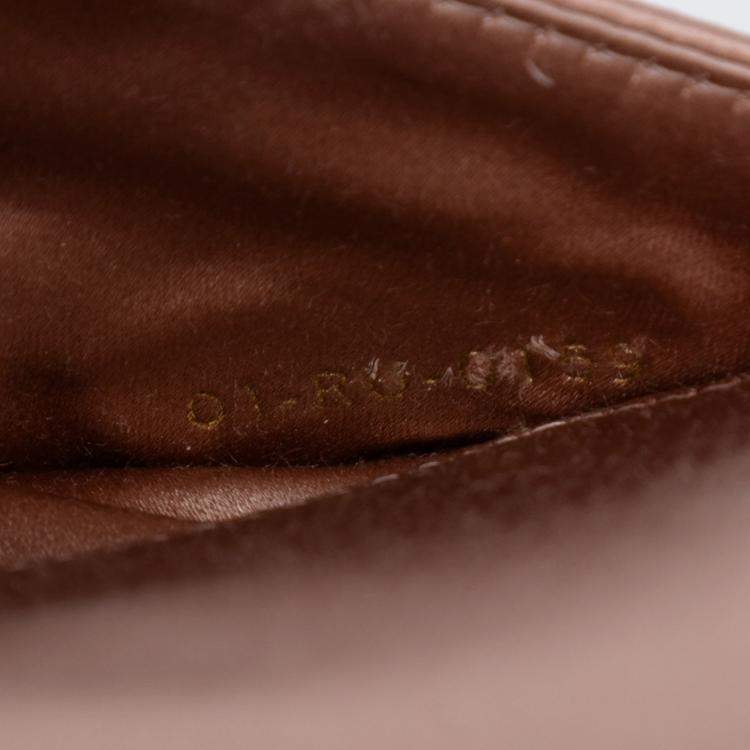 Pre Owned Dior Pink Mini Satin Crystal Embellished Saddle Bag