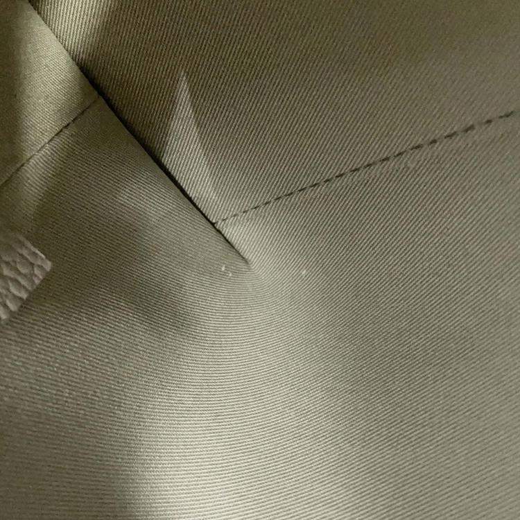 Pre Owned Dior Gravity Pouch Gray Leather