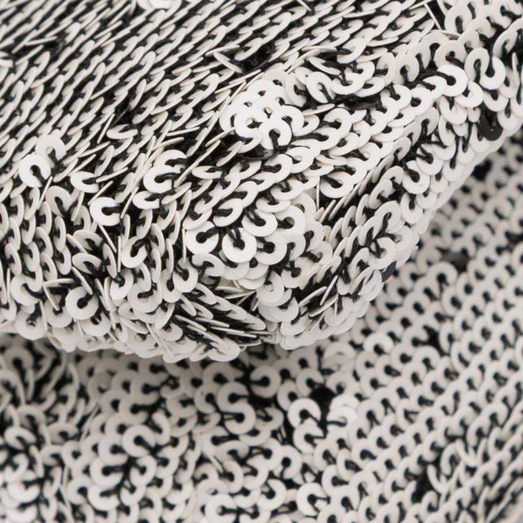 Pre Owned Dior Black Sequin Clutch