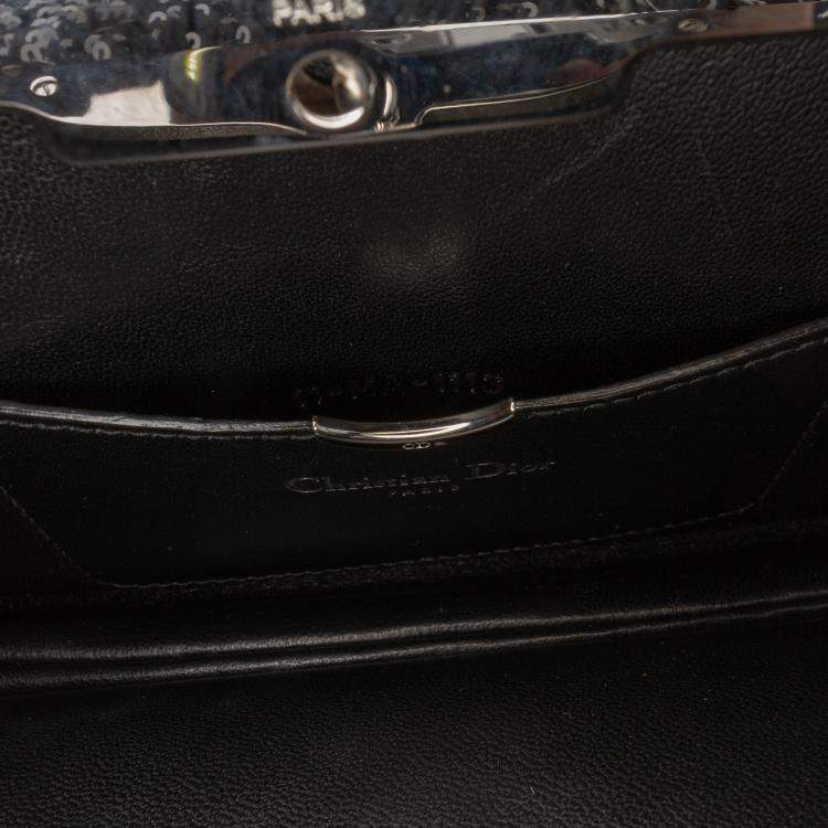 Pre Owned Dior Black Sequin Clutch