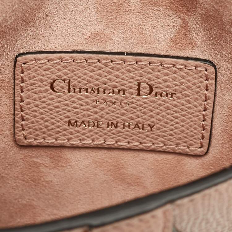 Pre Owned حقيبة خصر ديور سادل جلد بيج قابلة للتحول