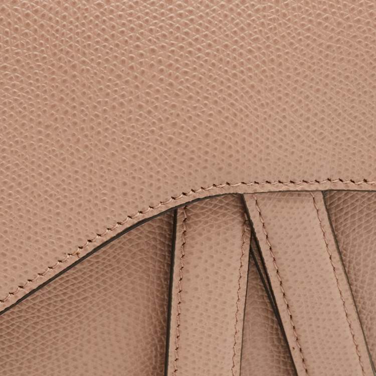 Pre Owned حقيبة خصر ديور سادل جلد بيج قابلة للتحول