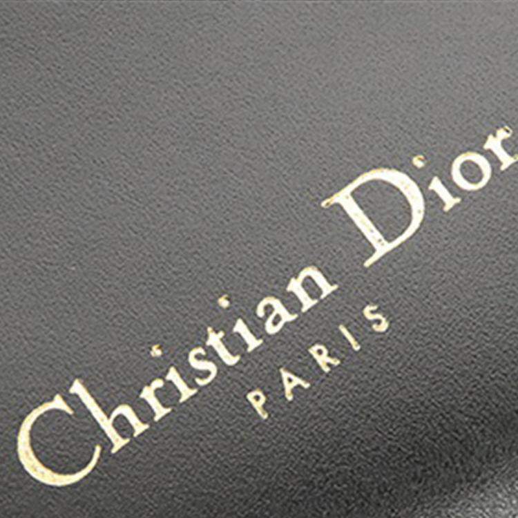 Pre Owned Dior Black Mini Calfskin 30 Montaigne Amber Bucket Bag