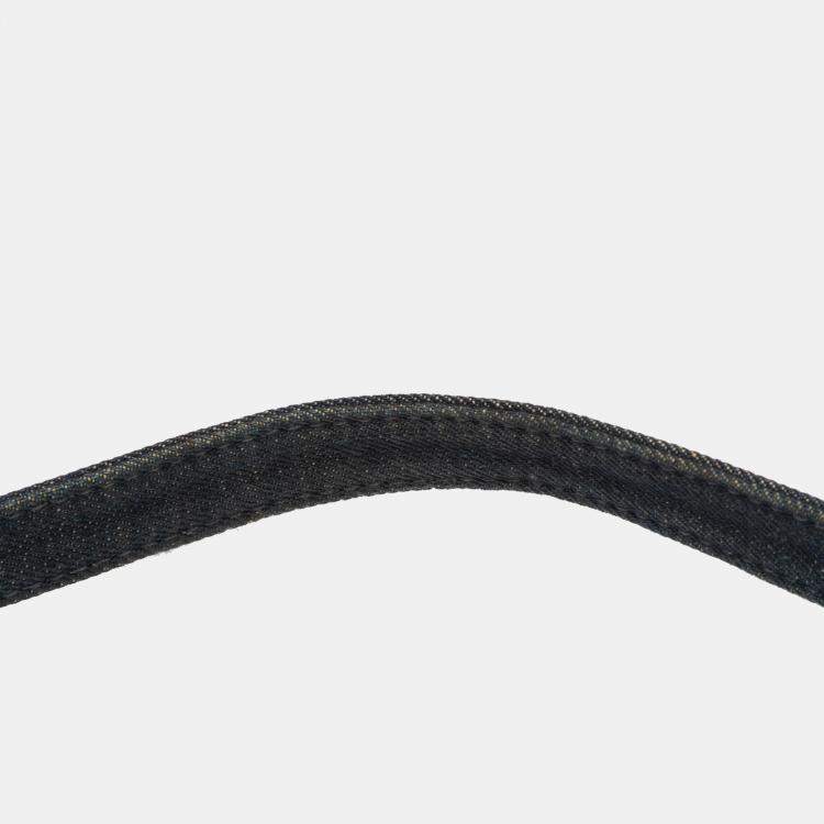 Pre Owned Dior Blue Denim Tie Dye Saddle Bag