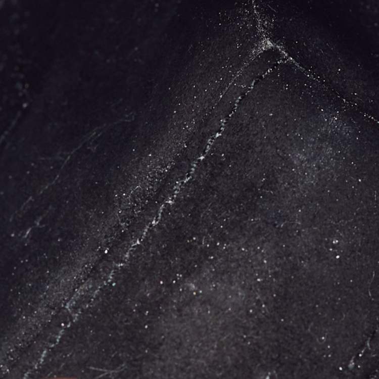 Pre Owned Dior Black Cannage Leather Micro Lady Dior Tote