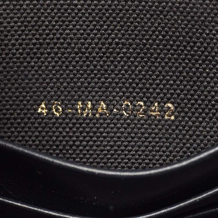 Pre Owned Dior Blue Oblique Jacquard Canvas 30 Montaigne Pouch