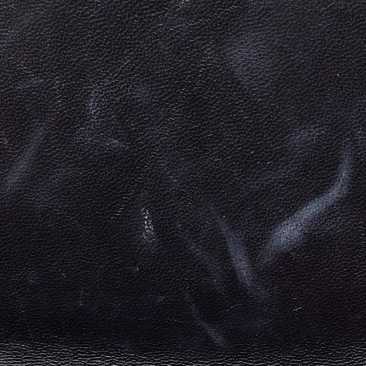 Pre Owned Dior Black Cannage Leather Lady Dior Chain Clutch