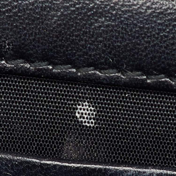 Pre Owned Dior Black Cannage Leather Lady Dior Chain Clutch