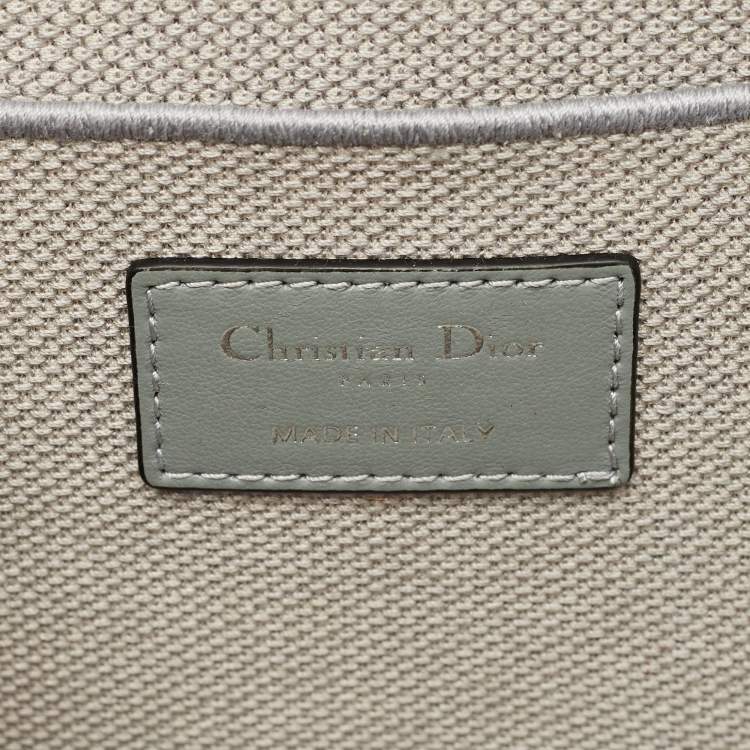 Pre Owned Dior Grey Oblique Canvas Diortravel Vanity Case