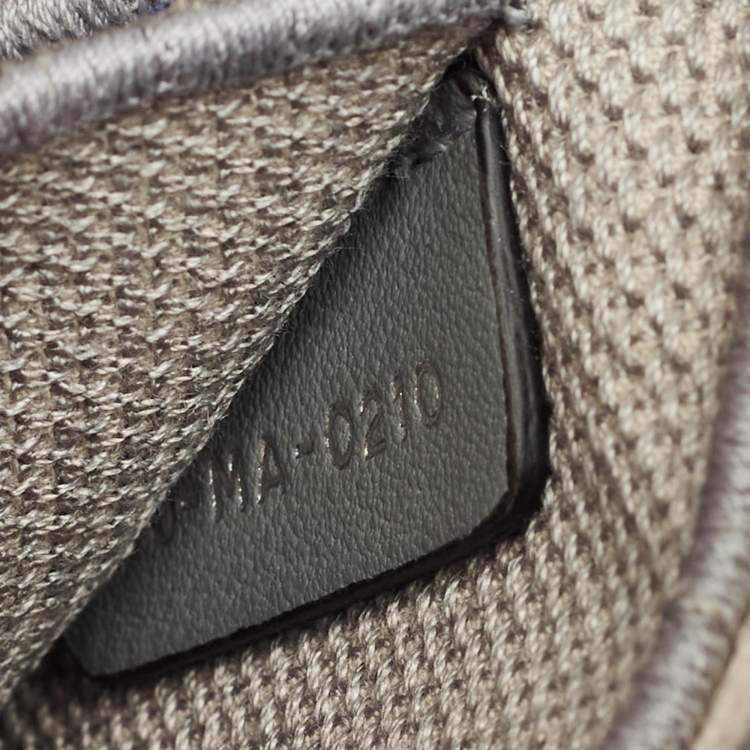 Pre Owned Dior Grey Oblique Canvas Diortravel Vanity Case