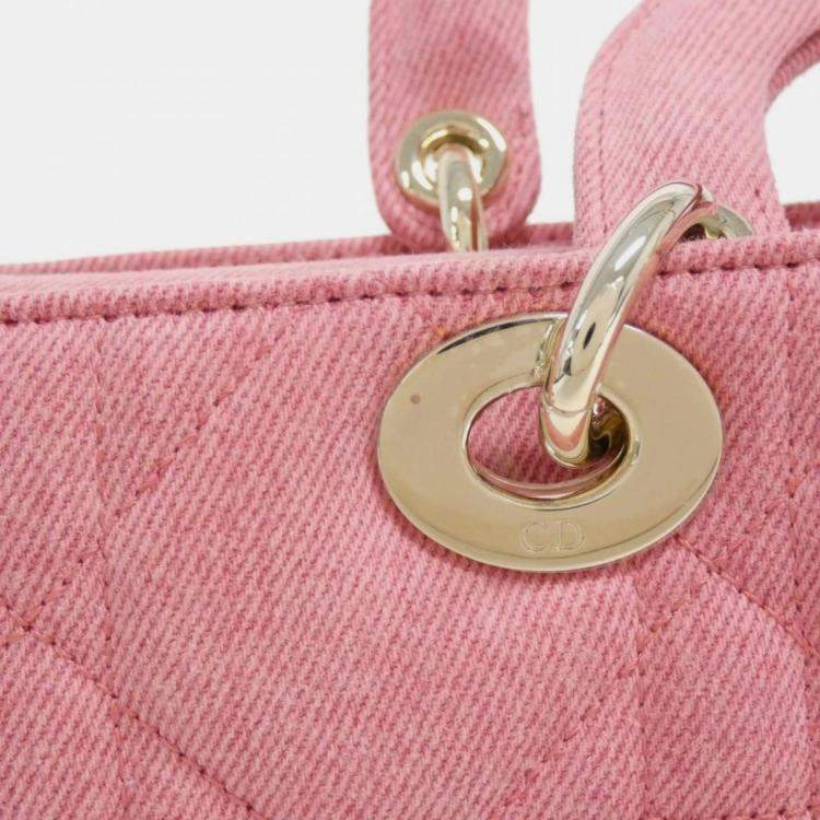 Pre Owned Christian Dior Lady D Joy Medium Handbag