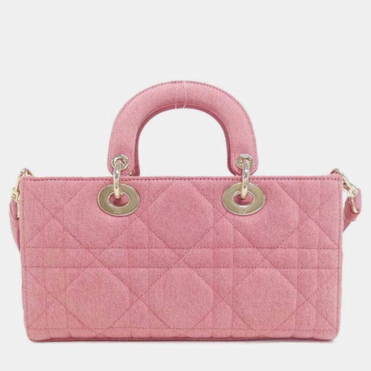Pre Owned Christian Dior Lady D Joy Medium Handbag