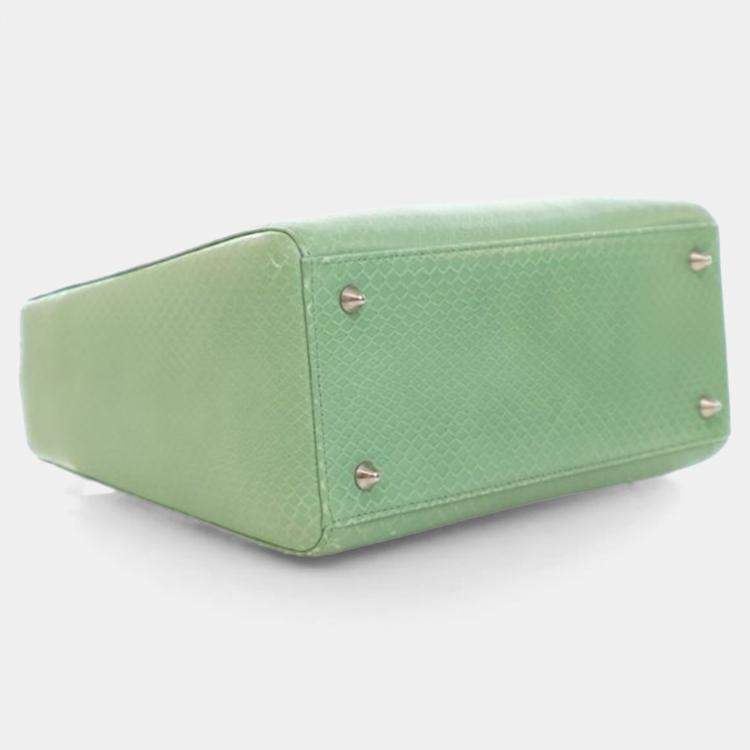 Pre Owned Dior Medium Python Lady Dior