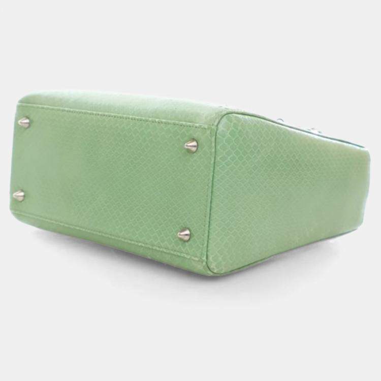 Pre Owned Dior Medium Python Lady Dior