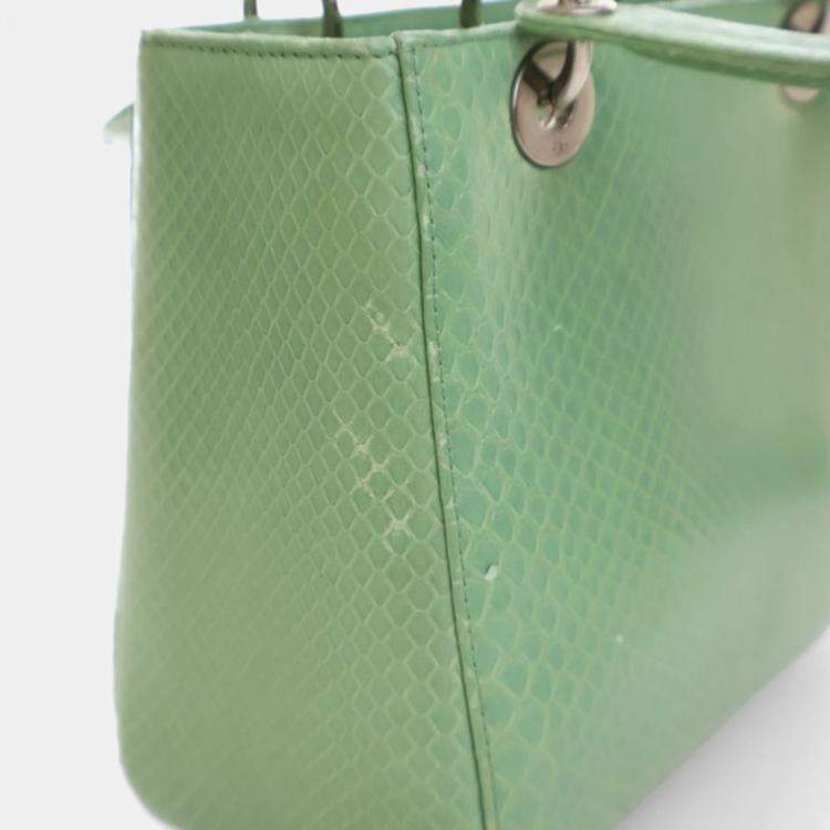 Pre Owned Dior Medium Python Lady Dior