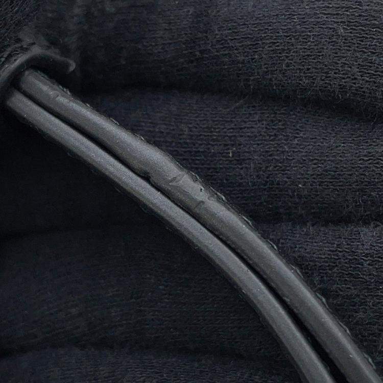 Pre Owned Dior Macrocannage Caro Backpack Black Lambskin Size Small