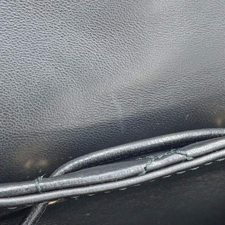 Pre Owned Dior Macrocannage Caro Backpack Black Lambskin Size Small