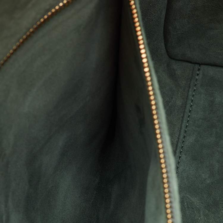 Pre Owned Dior Sage Green Cannage Leather Large Lady Dior Tote