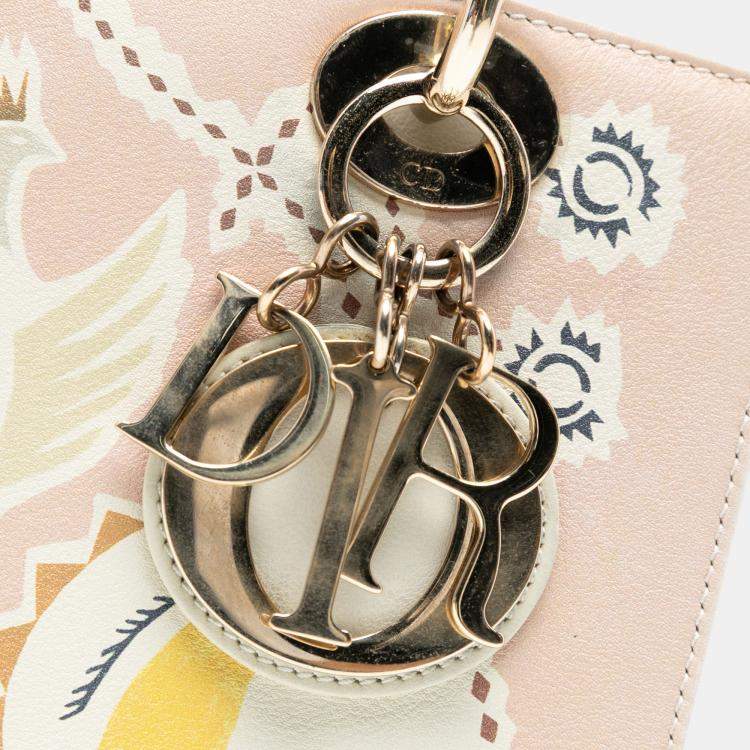 Pre Owned Dior Pink Medium Calfskin Fairy Tale Lady Dior