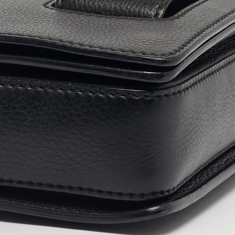 Pre Owned Dior Black Leather Dio(r)evolution Flap Shoulder Bag