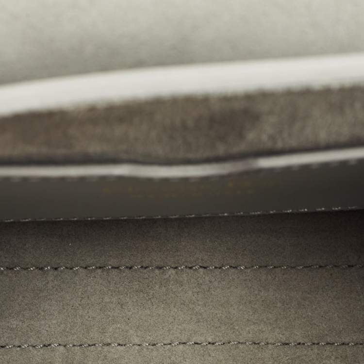 Pre Owned Dior Bobby Small Grey Leather Crossbody Bag