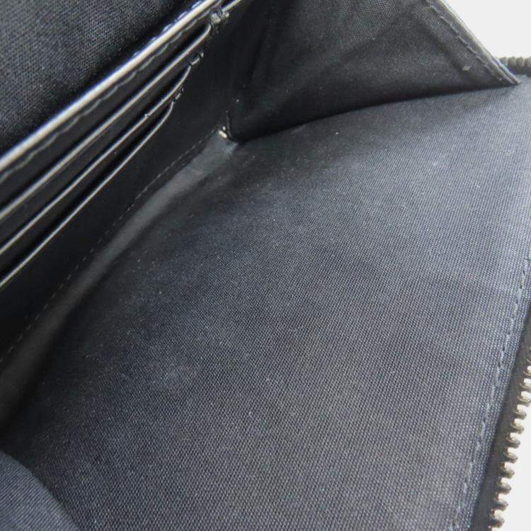 Pre Owned Christian Dior Oblique  Black Canvas Shoulder Bag