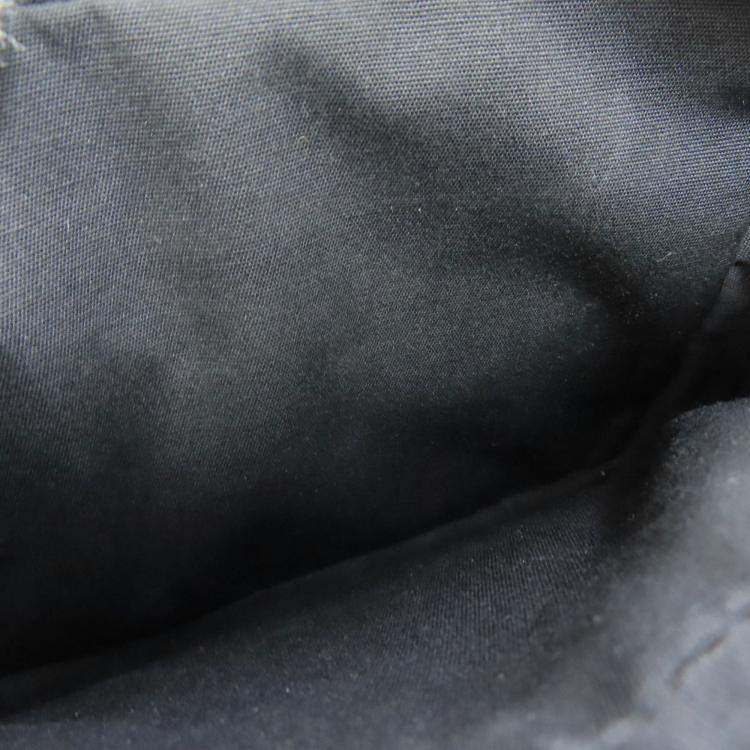 Pre Owned Christian Dior Oblique  Black Canvas Shoulder Bag