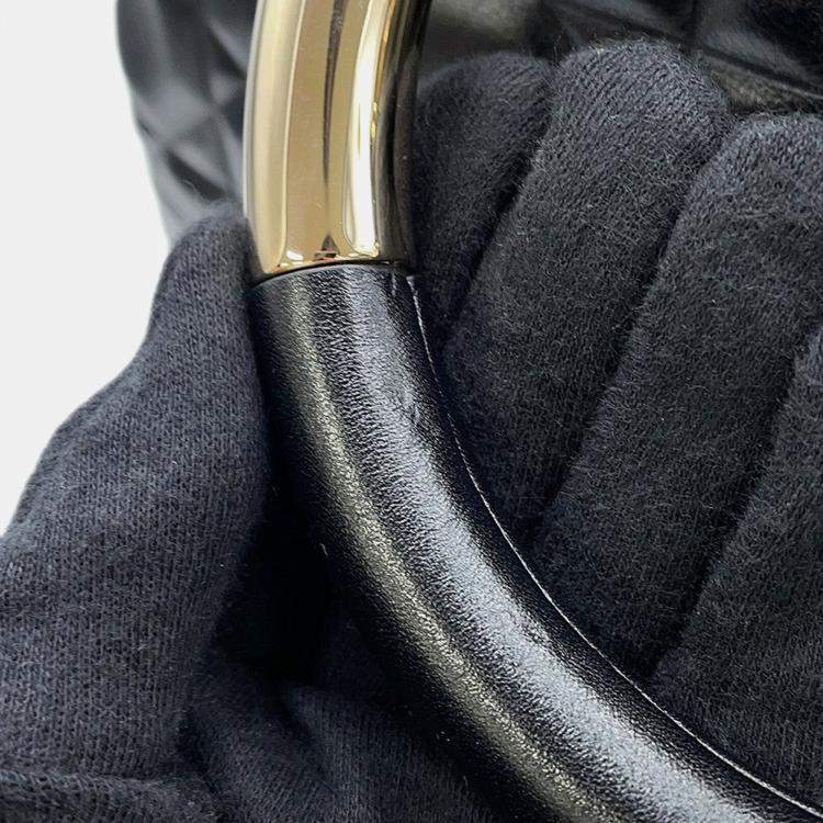 مملوك ة مسبقًا Dior Lady'S 95.22 2Way Handbag Black Leather Size Medium