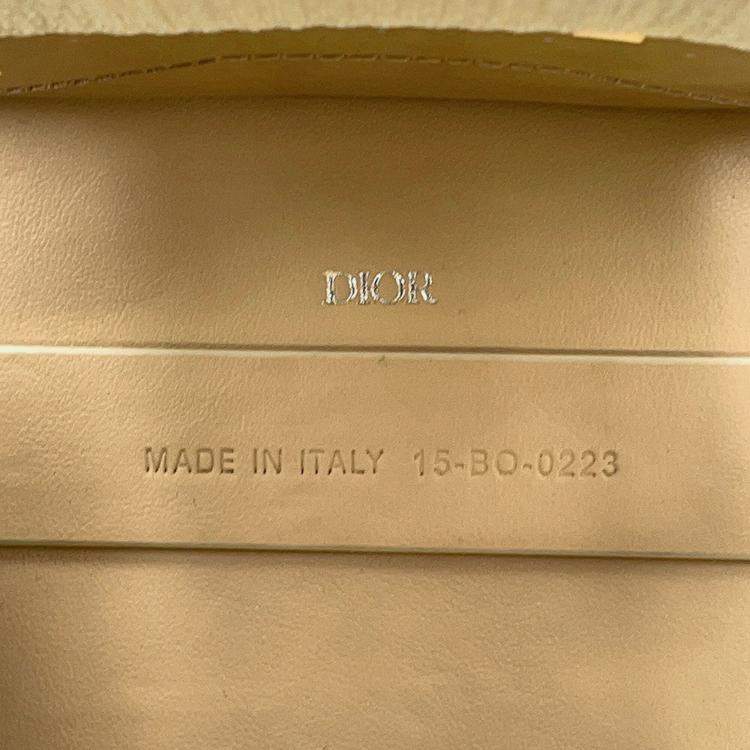 Pre Owned Dior Sahara 2-Way Bucket Bag Beige Raffia Leather Rubber Size Nano