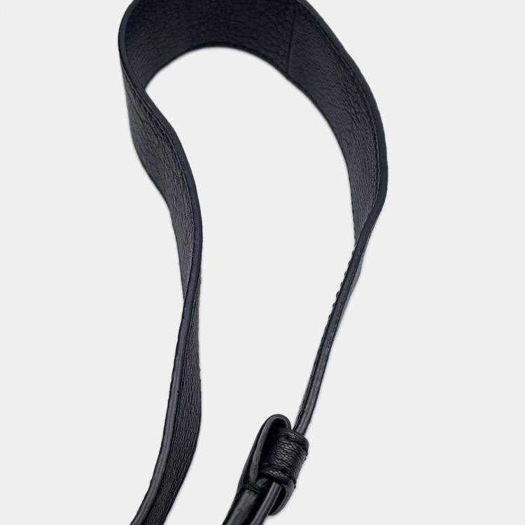 Pre Owned Dior Mosaique Logo Shoulder Bag Black Leather