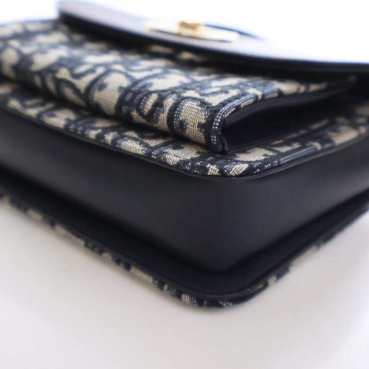 Pre Owned Christian Dior Mini Oblique Miss Maddy Flap Bag