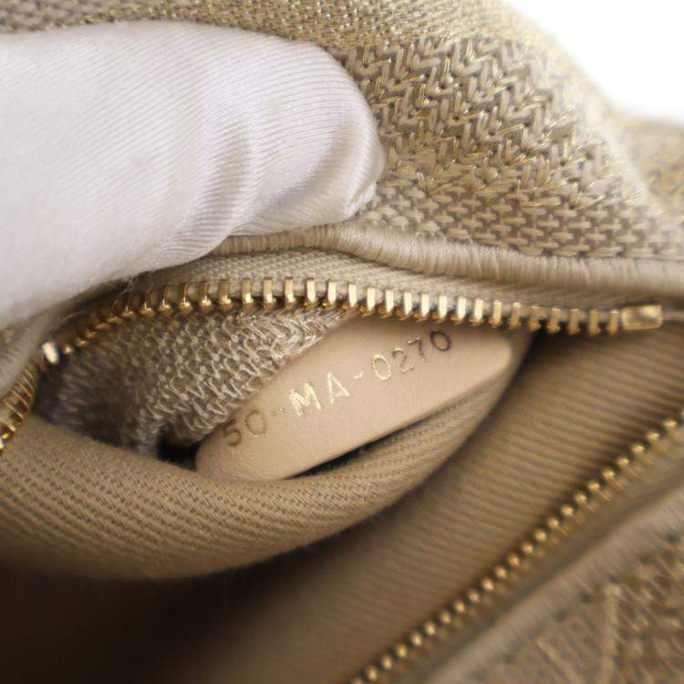 مملوكة مسبقًا Christian Dior Medium Embroidered Lady D-Lite
