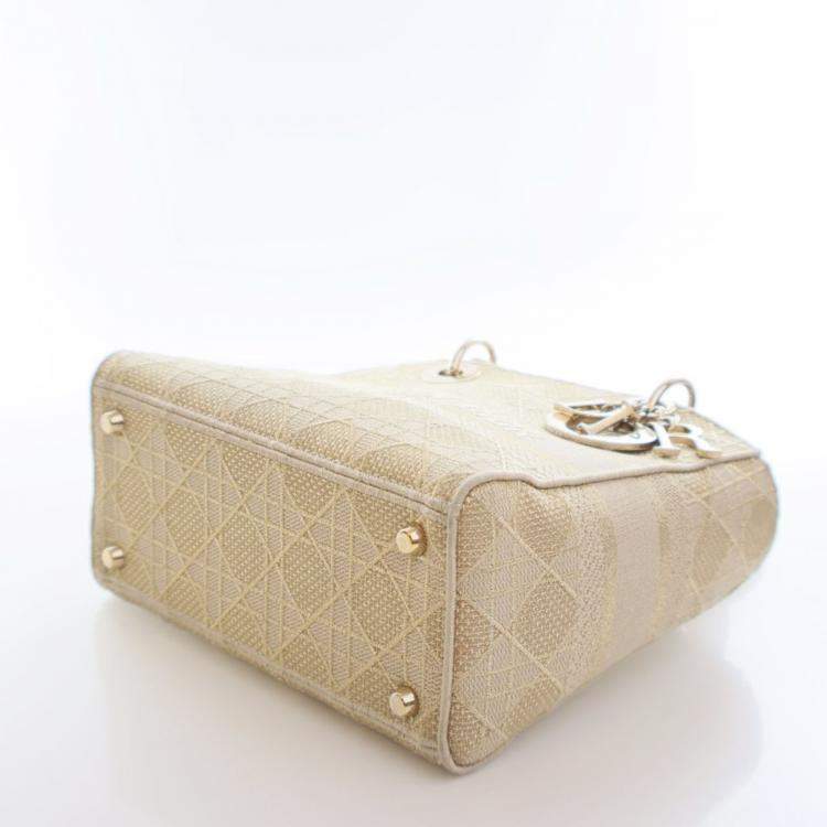 مملوكة مسبقًا Christian Dior Medium Embroidered Lady D-Lite