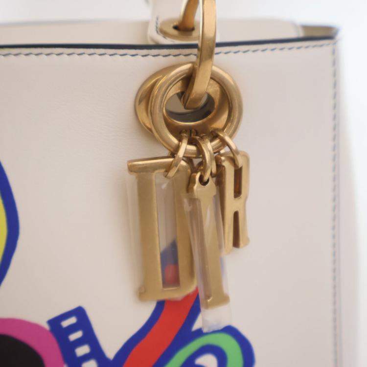 Pre Owned Dior Medium Niki De Saint Phalle Love Calfskin Lady Dior