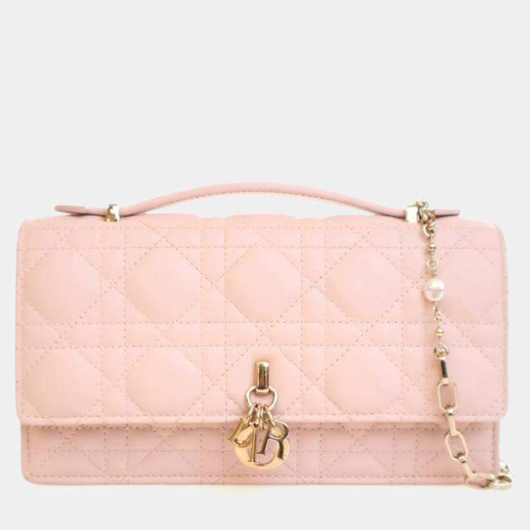 Pre Owned Dior Mini Lambskin My Dior Bag