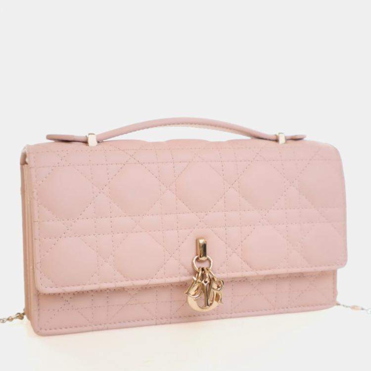 Pre Owned Dior Mini Lambskin My Dior Bag