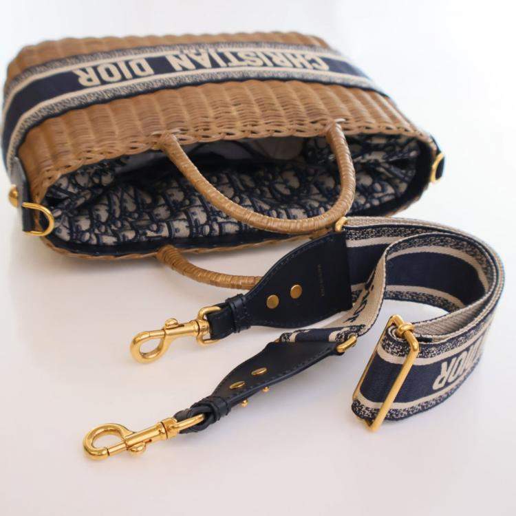 Pre Owned Dior Wicker Basket Bag