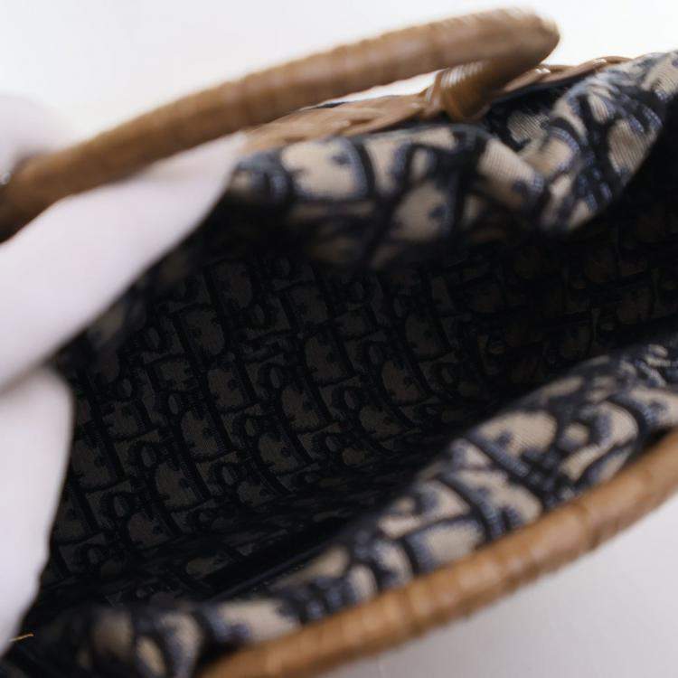 Pre Owned Dior Wicker Basket Bag