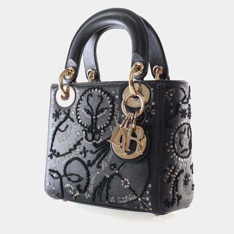 Pre Owned Dior Mini Astrology Sequin Lady Dior