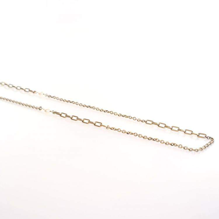 Pre Owned Dior Lambskin Daily Pouch With Chain