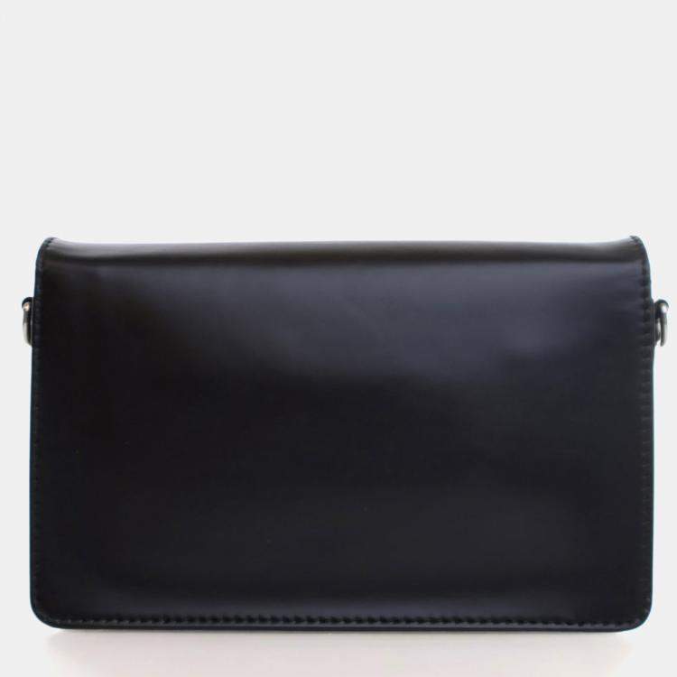 Pre Owned Dior Black Calfskin Dior(r)evolution Flap Bag