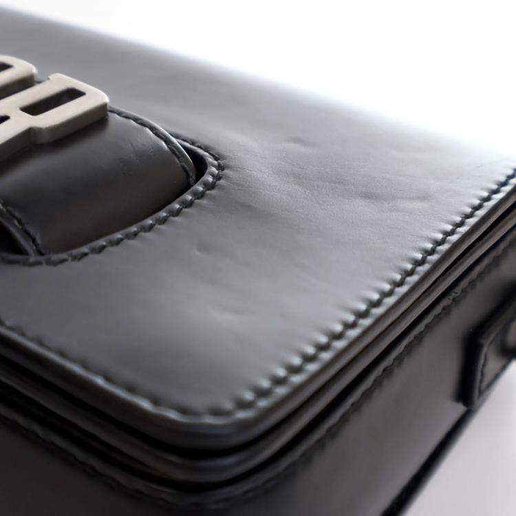 Pre Owned Dior Black Calfskin Dior(r)evolution Flap Bag