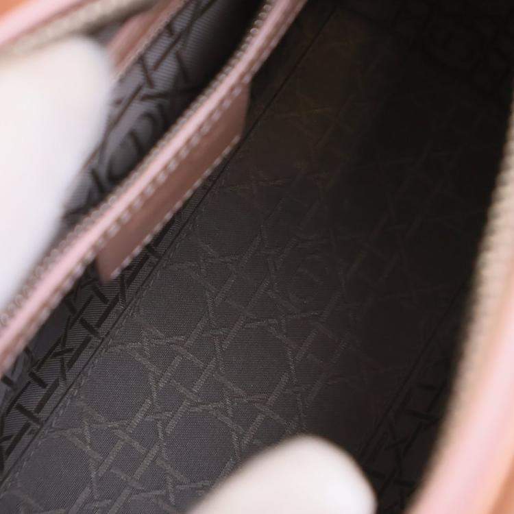 Pre Owned Dior Medium Patent Lady Dior