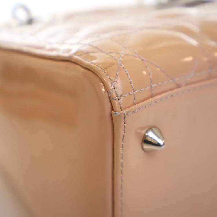 Pre Owned Dior Medium Patent Lady Dior