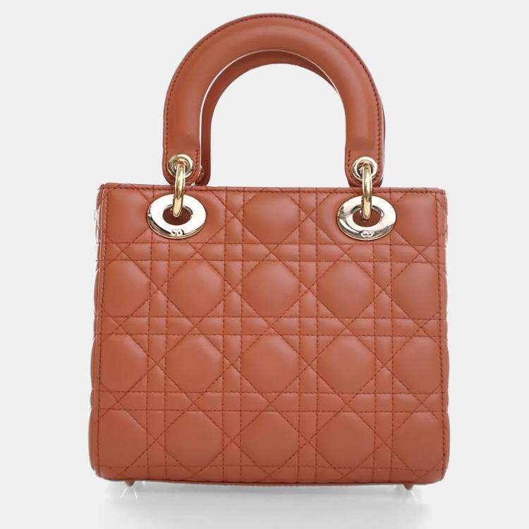 Pre Owned Dior Small Lambskin Lady Dior MyABCDior